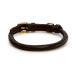 Vortex Rolled Leather Dog Collar