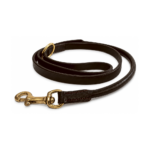 Vortex Rolled Leather Dog Lead