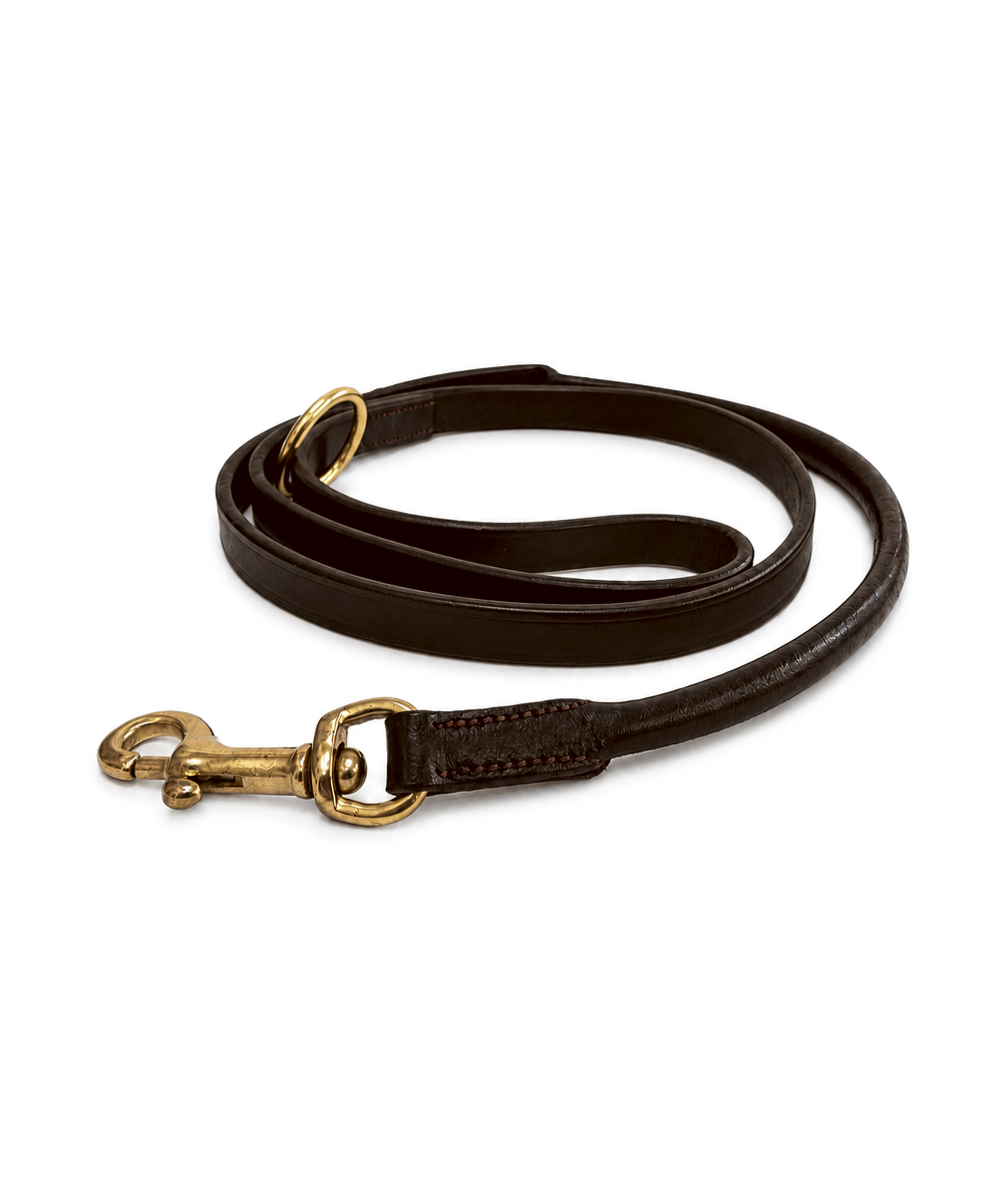Vortex Rolled Leather Dog Lead
