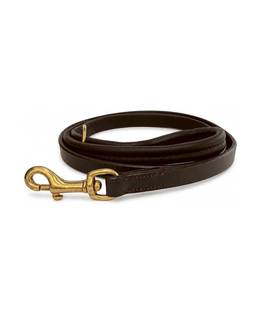 Vortex Super Soft Leather Dog Lead